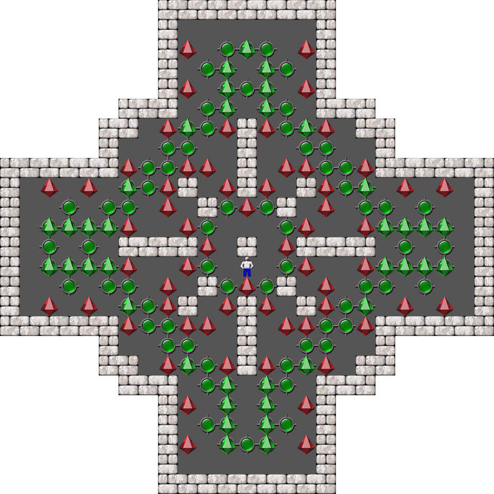 Sokoban Sasquatch 07 Arranged level 50